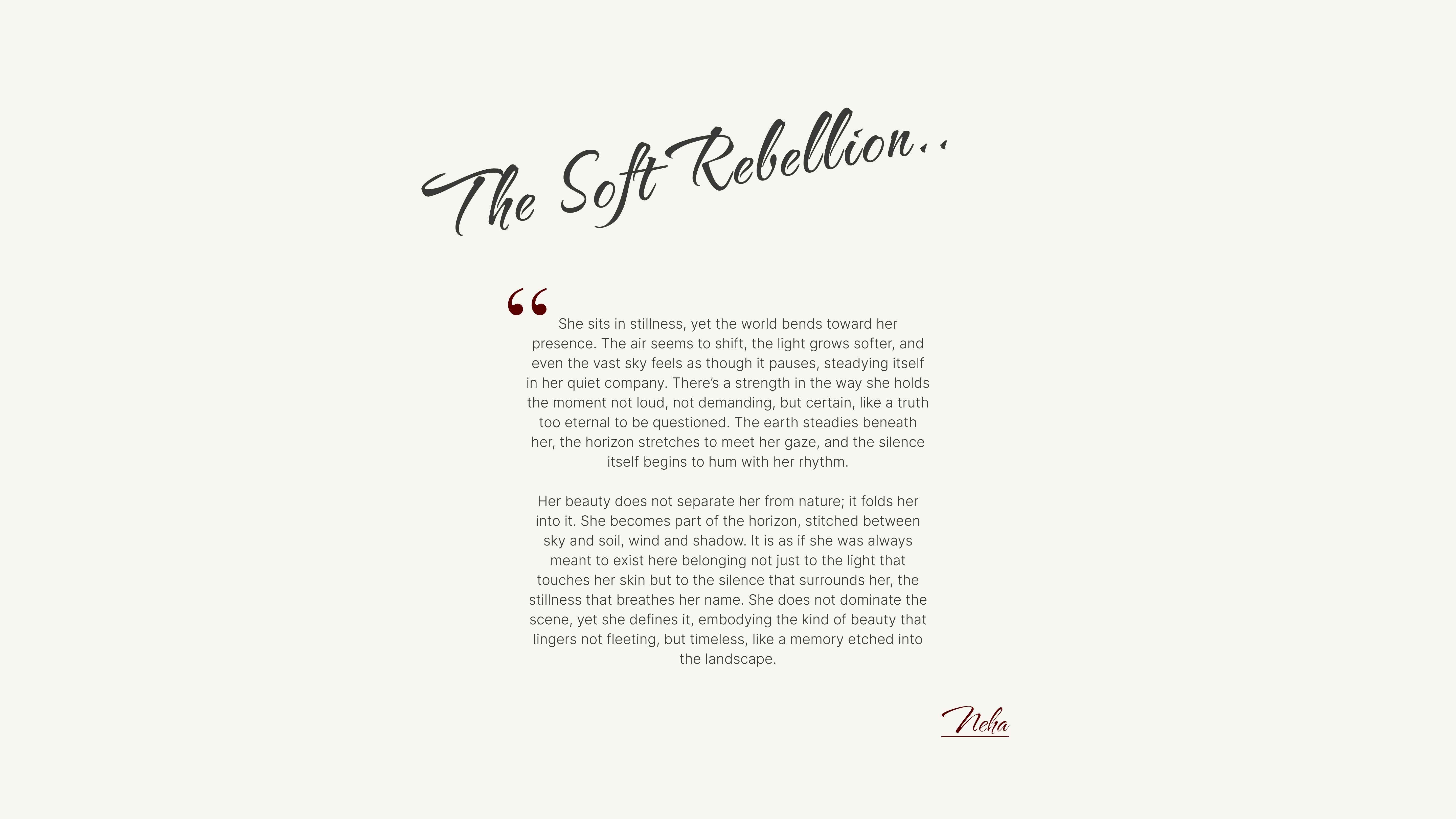 The Soft Rebellion - Desktop Image 2