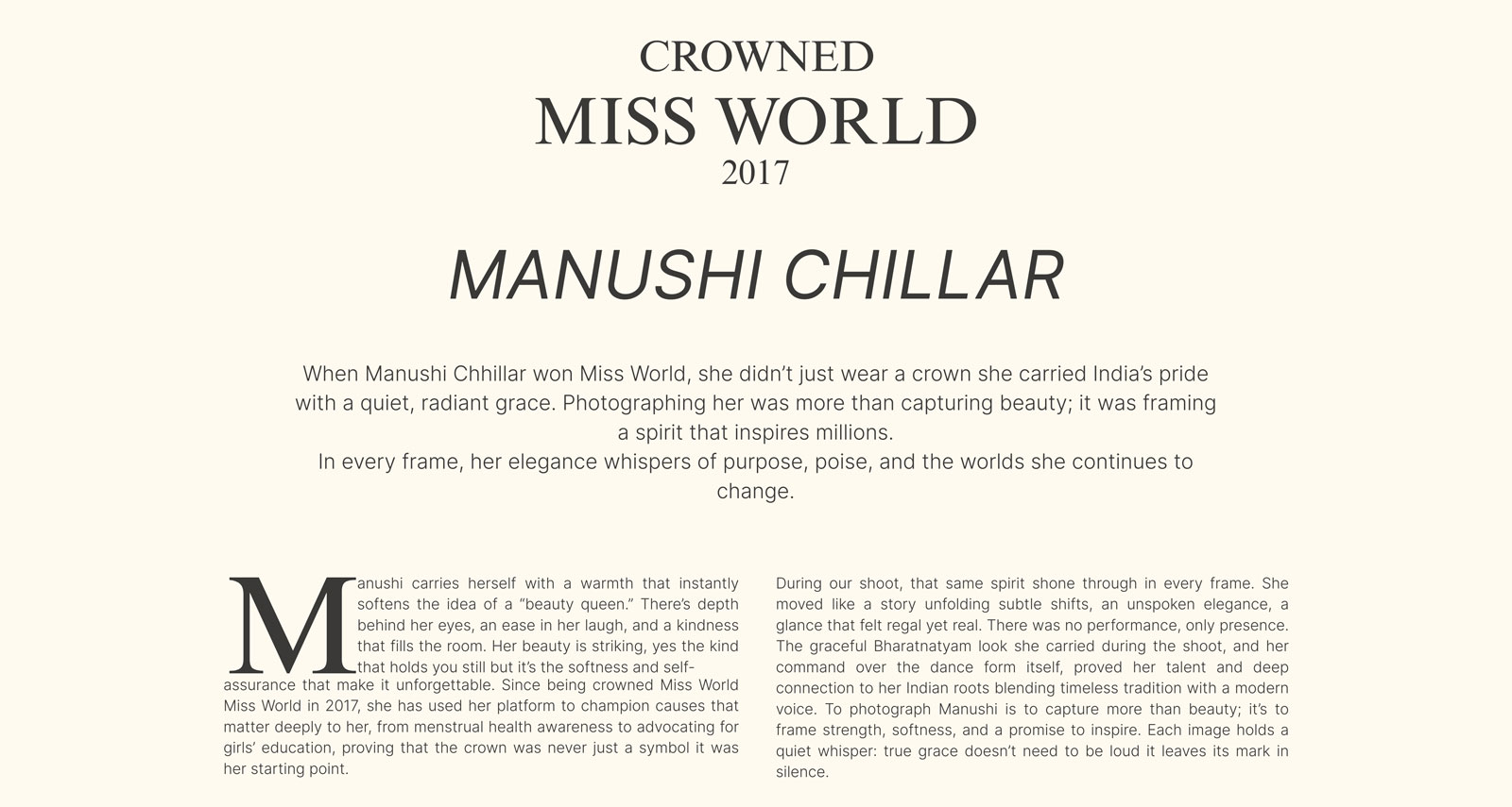 Manushi Chhilar - Desktop Image 2