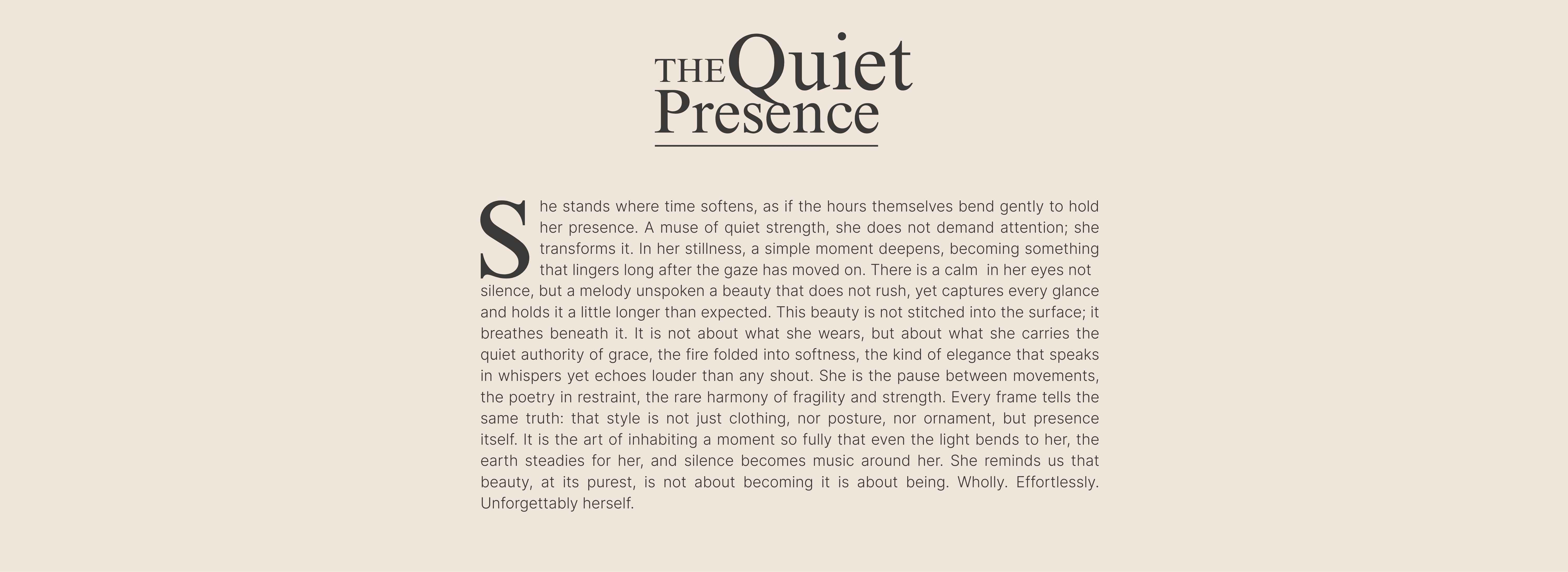 The Quiet Presence - Desktop Image 2